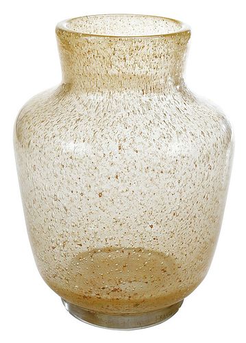 Art Glass Vase Signed Daum