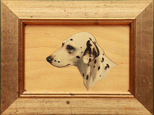 ATTRIBUTED TO GEOFFREY WILLIAMS (1911-1958): PORTRAIT OF A DOG