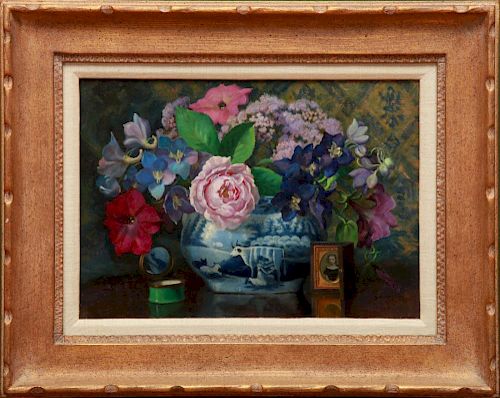 GEORGE LAURENCE NELSON (1887-1978): STILL LIFE WITH FLOWERS