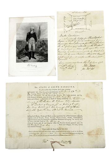 William Moultrie Signed Document