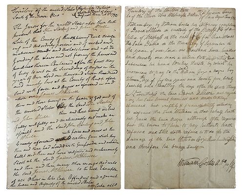 Two William Cocke Early Tennessee Documents