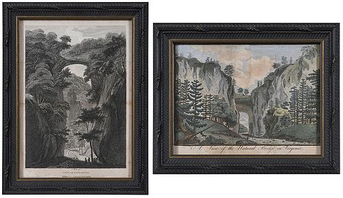 Two 18th Century Views of Natural Bridge, Virginia