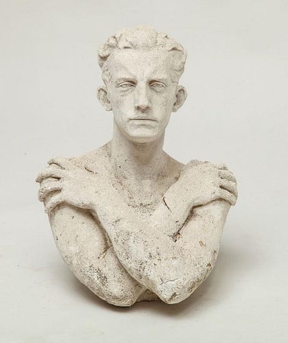 COMPOSITION MODEL OF A BUST OF A MAN