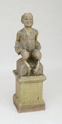 COMPOSTION MODEL OF A SEATED FAUN