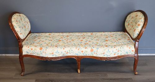 Antique Louis XV Upholstered Daybed