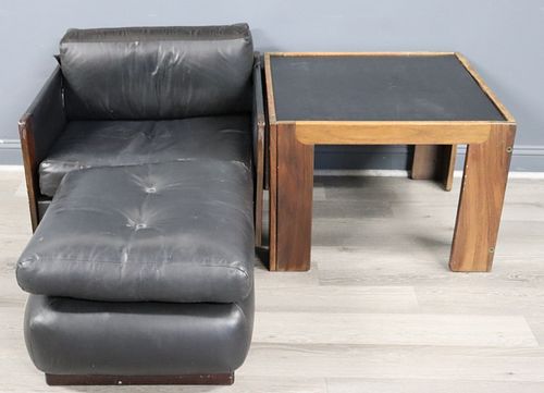 Cassina Afra  And Tobia "920" Chair & Ottoman