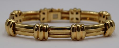 JEWELRY. Tiffany & Co. 18kt Gold Bracelet.
