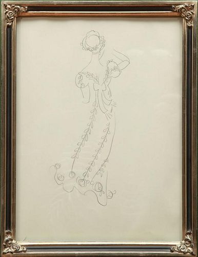 ATTRIBUTED TO CECIL BEATON (1904-1980): FASHION DRAWINGS