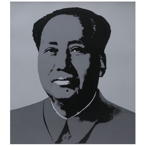Andy Warhol. Mao - Grey. Con sello en la parte posterior. "Fill in your own signature". Serigrafía.
