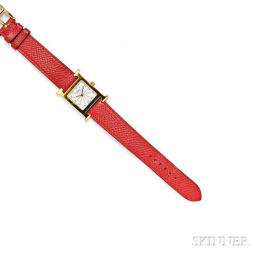 Lady's "H-our" Wristwatch, Hermes