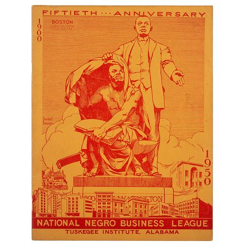 [TUSKEGEE INSTITUTE]. Fiftieth Anniversary National Negro Business League. [Tuskeege, AL]: n.p., 1950.  