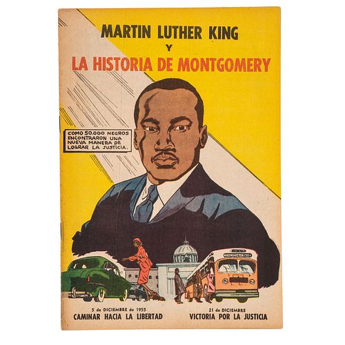 [KING, Martin Luther, Jr. (1929-1968)]. La Historia de Montgomery. Como 50,000 Negros Encontraron una Nueva Manera de Lograr la Justicia. Montevideo, 