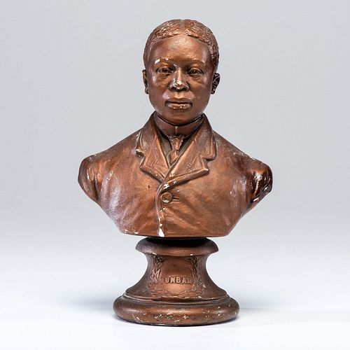 [DUNBAR, Paul Laurence (1872-1906)]. HATHAWAY, Isaac (1872-1967), sculptor. Bust of Paul Laurence Dunbar. Washington, D.C., 1915. 
