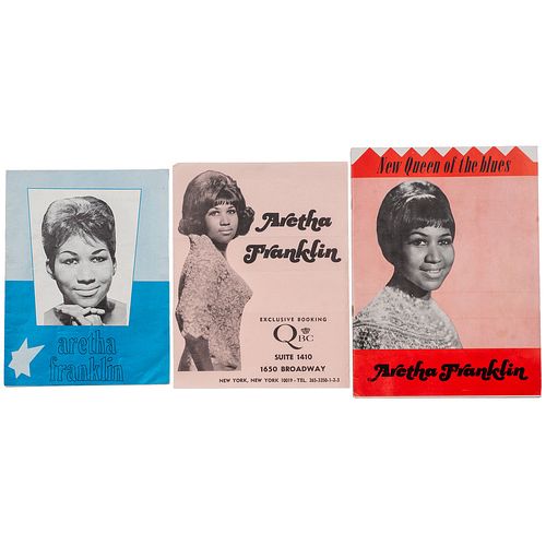 [MUSIC] -- [FRANKLIN, Aretha, Harry BELAFONTE, James BROWN, Wilson PICKETT, The TEMPTATIONS]. Group of 9 programs, comprising: 