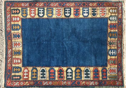 Vintage Hand Woven Turkish Wool Carpet