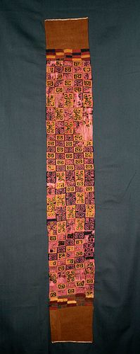Proto Nazca Polychrome Textile Sash