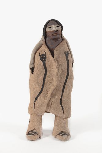 Cree, Glen LaFontaine, Untitled (Standing Cree Figure)