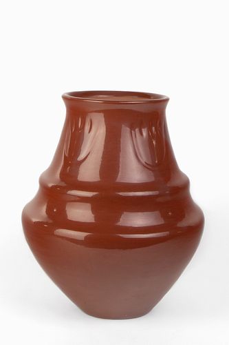 Santa Clara, LuAnn Tafoya, Large Redware Jar