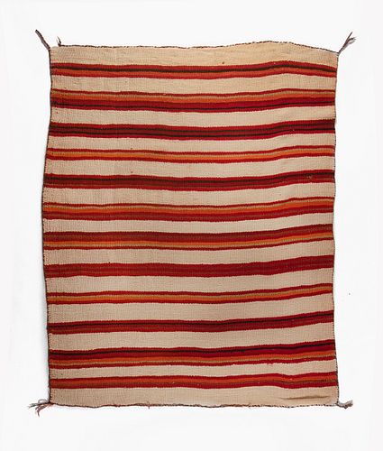 A Navajo or Pueblo Banded Textile, ca. 1900