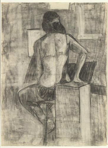 T. C. Cannon, Untitled (Institute of American Indian Arts Figure Study)