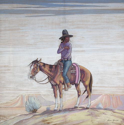 Allan Houser, Indian Rider, 1950