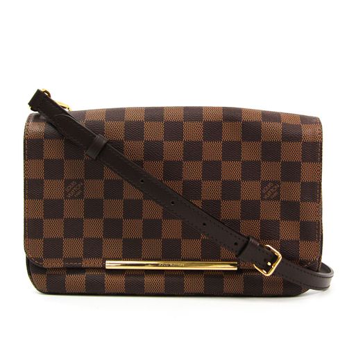 Louis Vuitton Damier Hoxton PM N41257 Women's Shoulder Bag Ebene