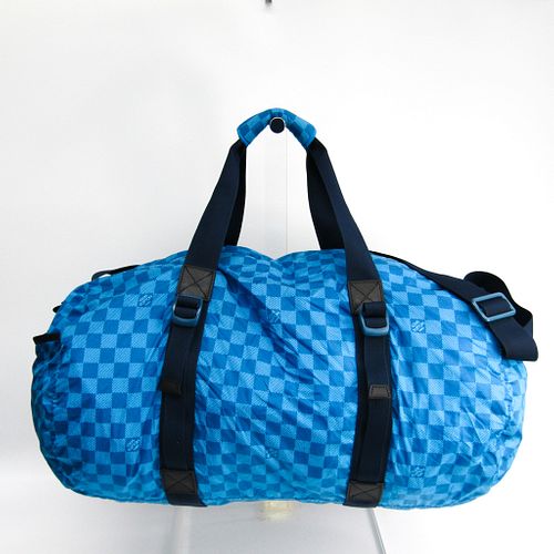 Louis Vuitton Damier Aventure Practical M97057 Men's Boston Bag Blue