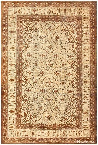 ANTIQUE INDIAN AMRITSAR CARPET, 12 ft 9 in x 8 ft 8 in