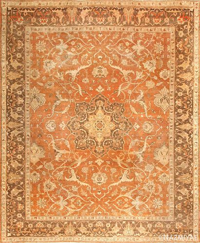 ANTIQUE INDIAN AMRITSAR RUG, 13 ft 3 in x 10 ft 8 in