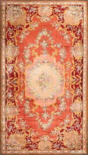 ANTIQUE FRENCH SAVONNERIE RUG, 27 ft x 15 ft