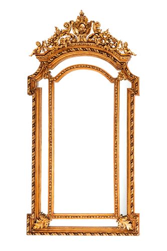 A Louis XV Style Gilded Mirror
