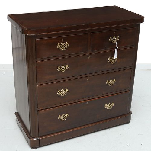 George IV mahogany chest of drawers