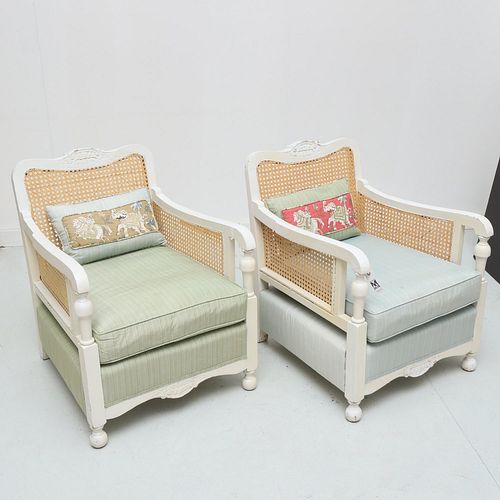 Pair California Arts & Crafts style lounge chairs