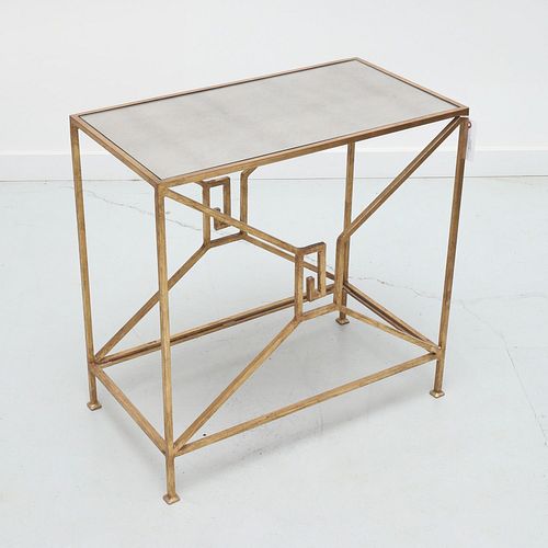 Contemporary Designer gilt metal table