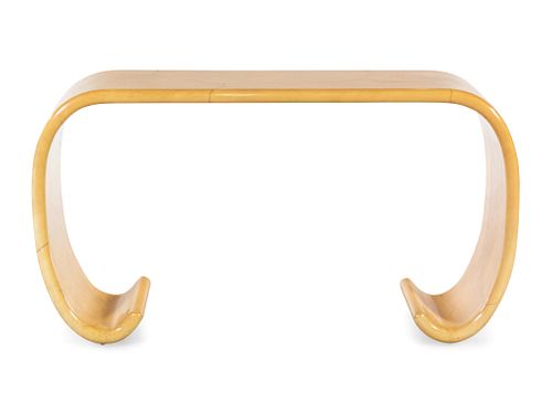 Karl Springer, Attribution
American, Late 20th Century
Console Table