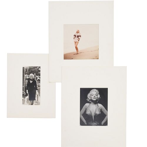 Marilyn Monroe, (3) vintage photographs