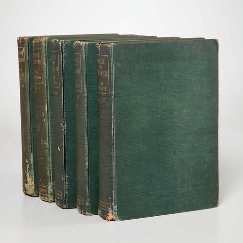 Leo Tolstoy, (5) vols., 1901 / 1904