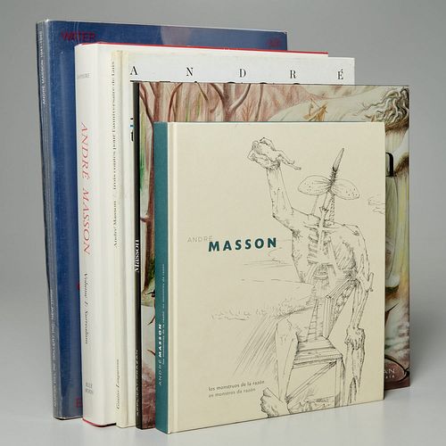 Andre Masson, (5) vols incl. Catalogue Raisonne