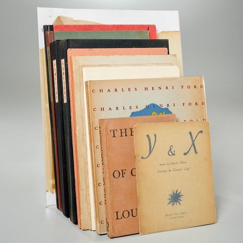 Small Press poetry & literature, (11) vols.