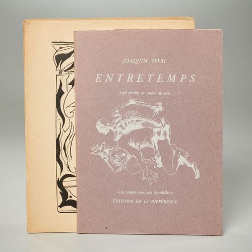 [Andre Masson] (2) illustrated volumes