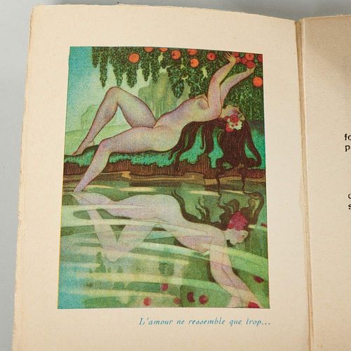 (8) small & miniature French vols., early 20th c.