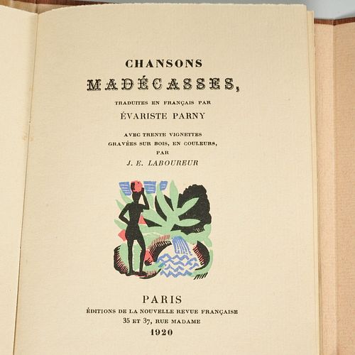 [J.E. Laboureur] Chansons Madecasses, 1920