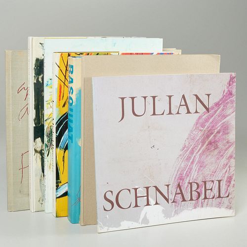 (7) vols., artists incl. Basquiat, Joan Mitchell