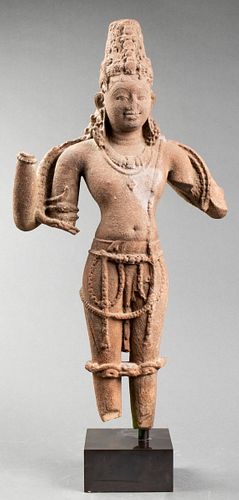 Indian Red Sandstone Vishnu, 11th / 12th Century