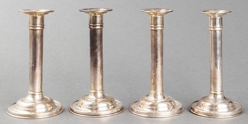 Gorham Sterling Silver Candlesticks, Group of 4