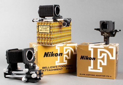 Nikon F-Mount Attachments, Group of 3