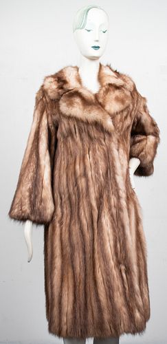 Fawn Mink Fur Coat
