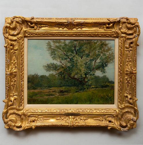 Attributed to John Henry Twachtman (1853-1902): The Great Oak
