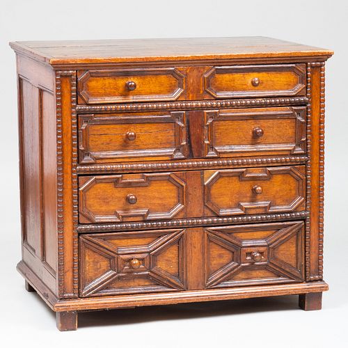 William and Mary Joined Oak Chest of Drawers
