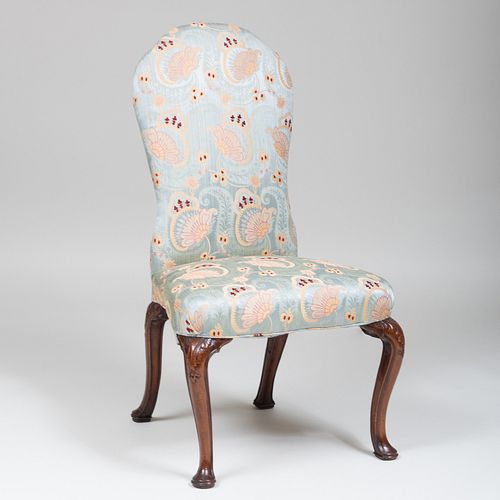 George II Carved Walnut Side Chair